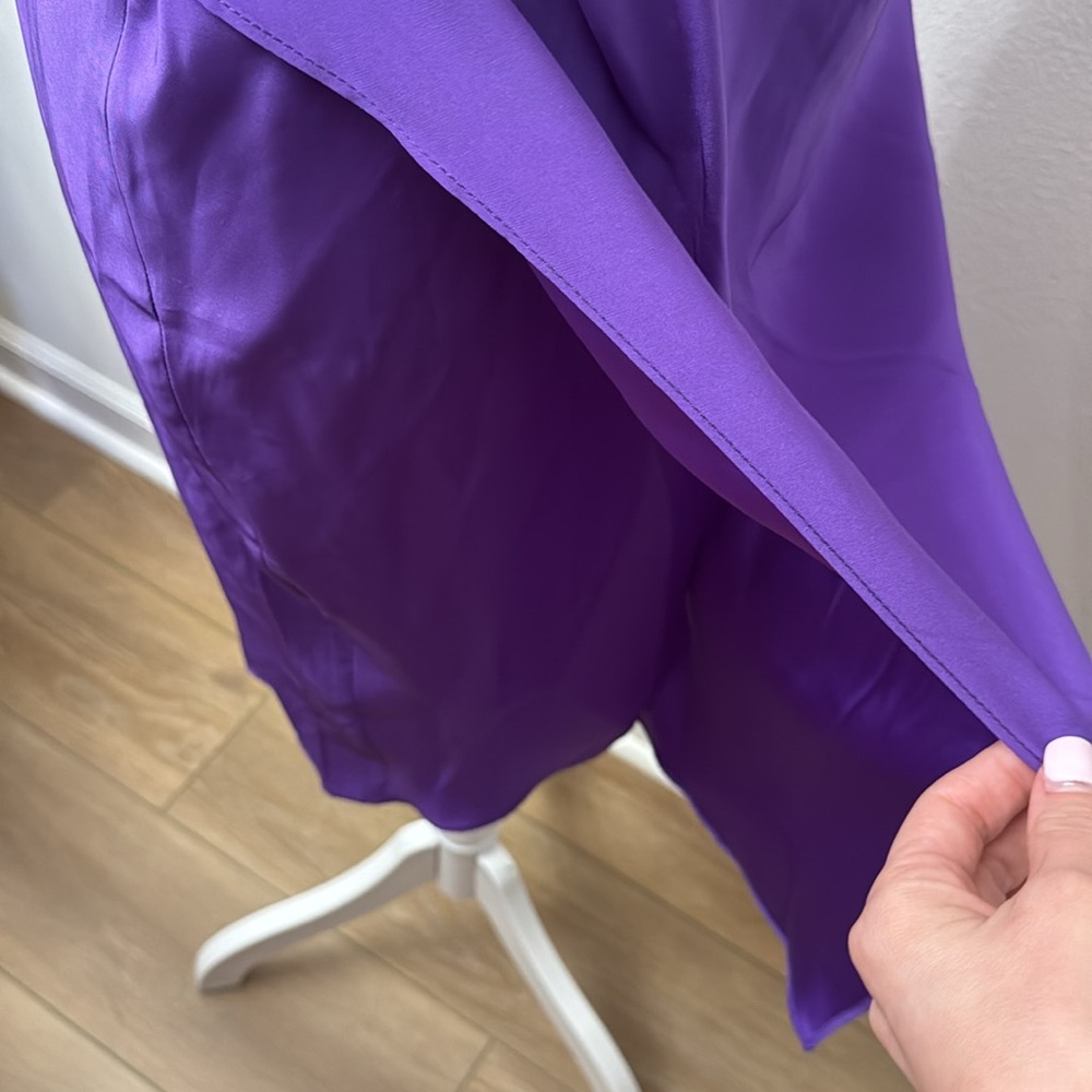 Amanda Uprichard Purple Midi Dress - Picture 8 of 10